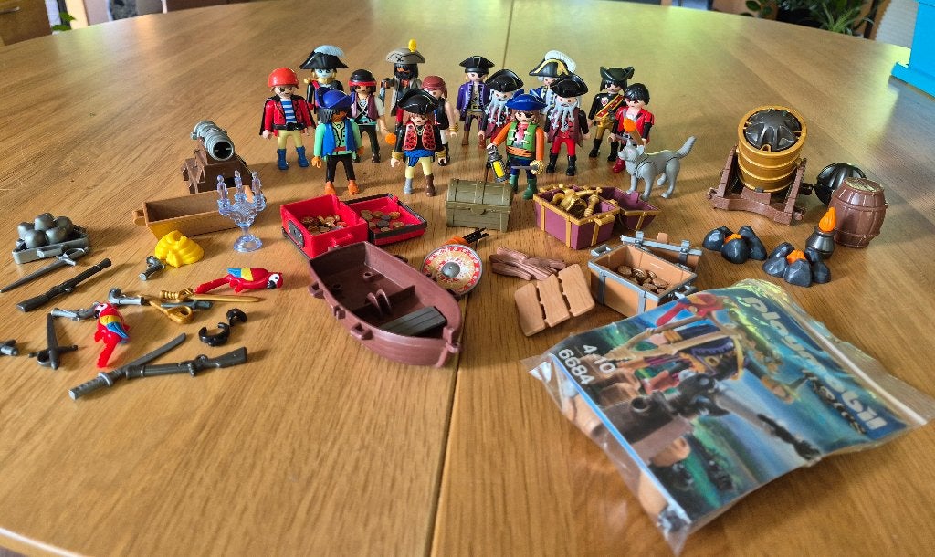 Playmobil Piraten, inclusief set 6684 compleet, Ophalen of Verzenden, Zo goed als nieuw