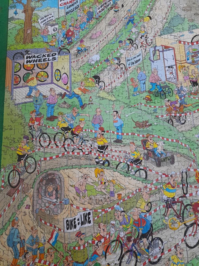 Puzzel Jan v Haasteren  Veldrijden Ruilen of kopen, Ophalen, 500 t/m 1500 stukjes, Zo goed als nieuw