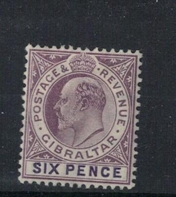 A25 - Gibraltar 6d KEVII- SG60, Postzegels en Munten, Verzenden, Postfris