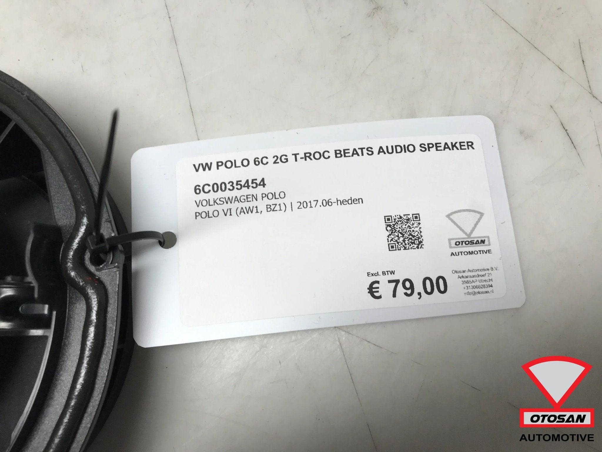 VW Polo 6C 2G T-Roc Beats Audio Speaker 6C0035454, Gebruikt, Volkswagen, Volkswagen AG, Berliner Ring 2
38440  Wolfsburg, DE