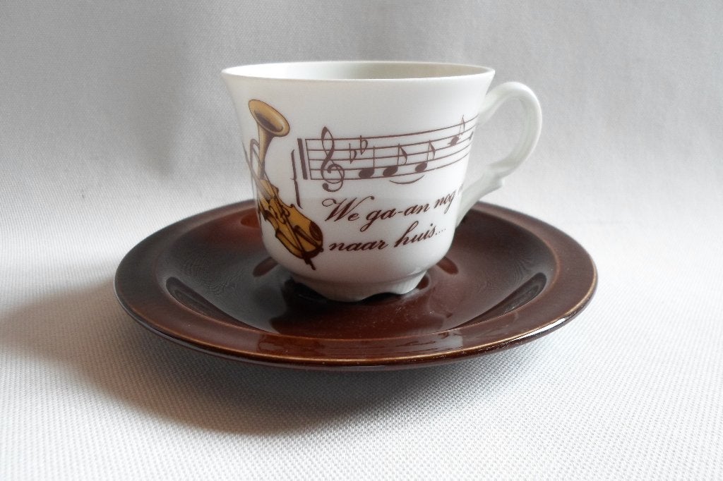 Muziek Kop & Schotel, Verzamelen, Ophalen of Verzenden, Zo goed als nieuw, Porselein, Kop en/of schotel