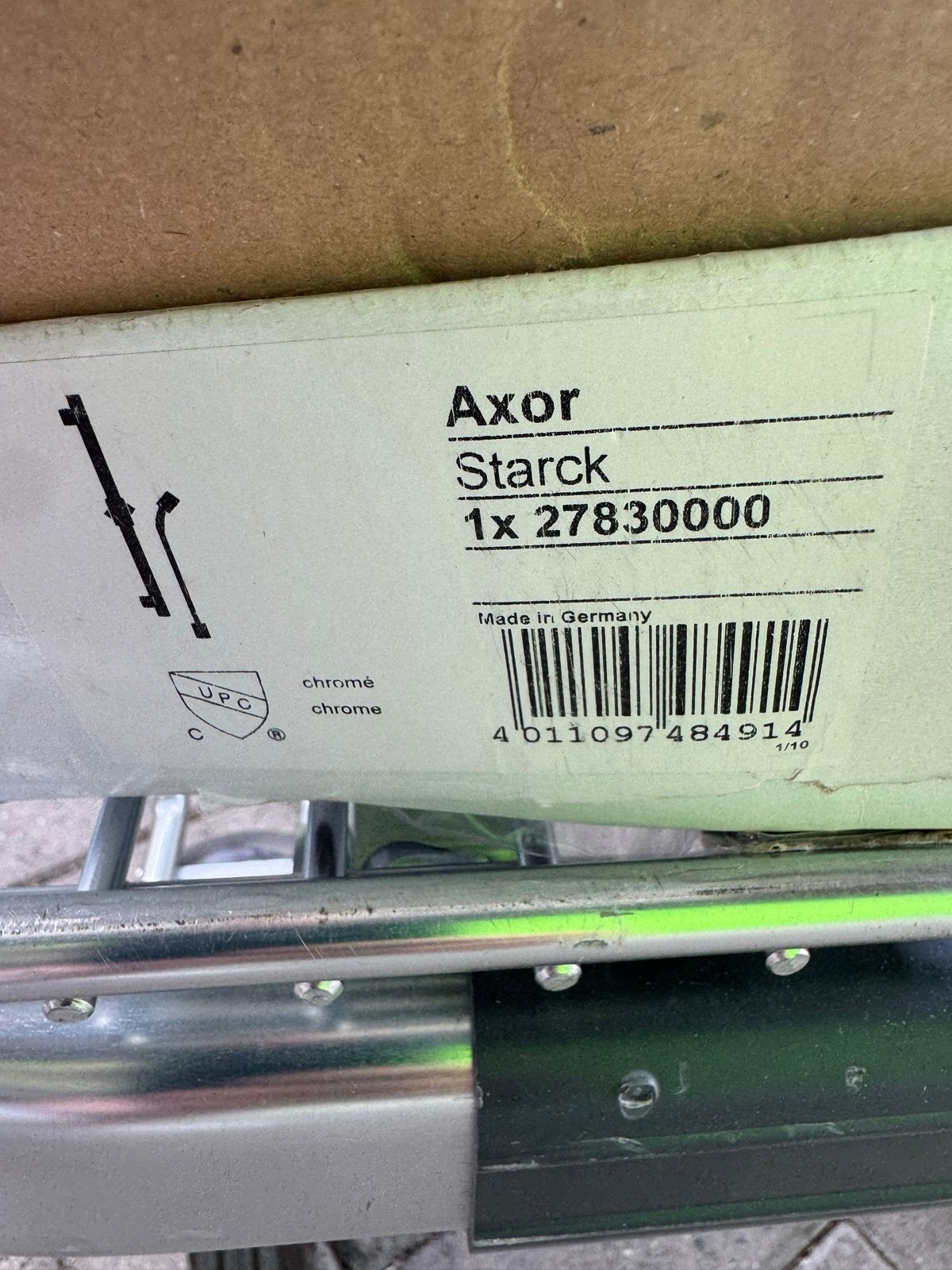 Axor Starck Doucheset Chroom 27830000 - Nieuw in doos, Ophalen of Verzenden, Nieuw, Chroom, Douche