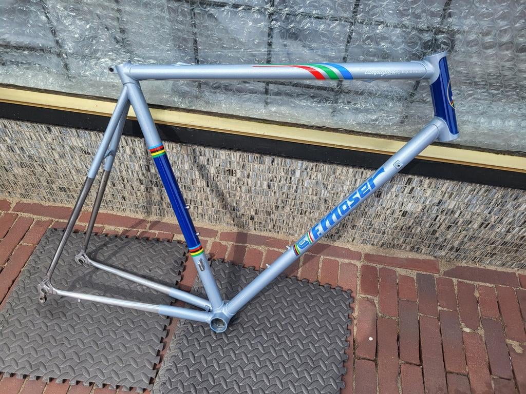 F. MOSER frame / staal, Fietsen en Brommers, Fietsonderdelen, Gebruikt, Frame, Staal, Racefiets, Ophalen of Verzenden
