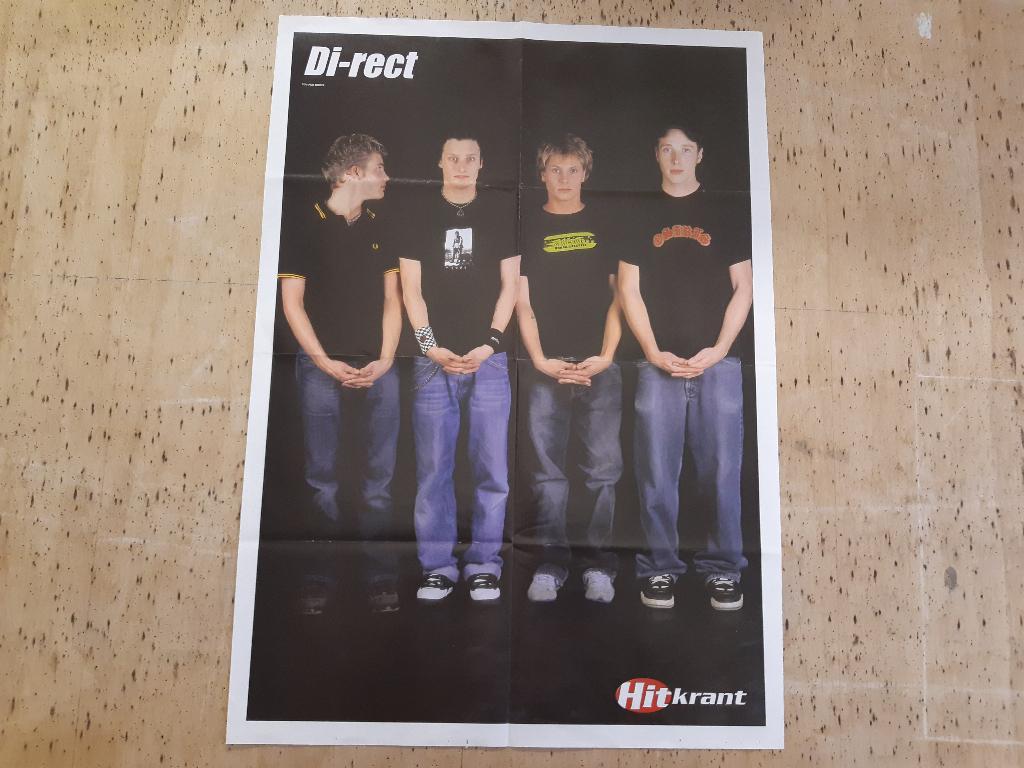 Poster DI-RECT Hitkrant Formaat A2 44x62 cm Mark Men2B, Verzamelen, Posters, Rechthoekig Staand, Ophalen of Verzenden, Zo goed als nieuw