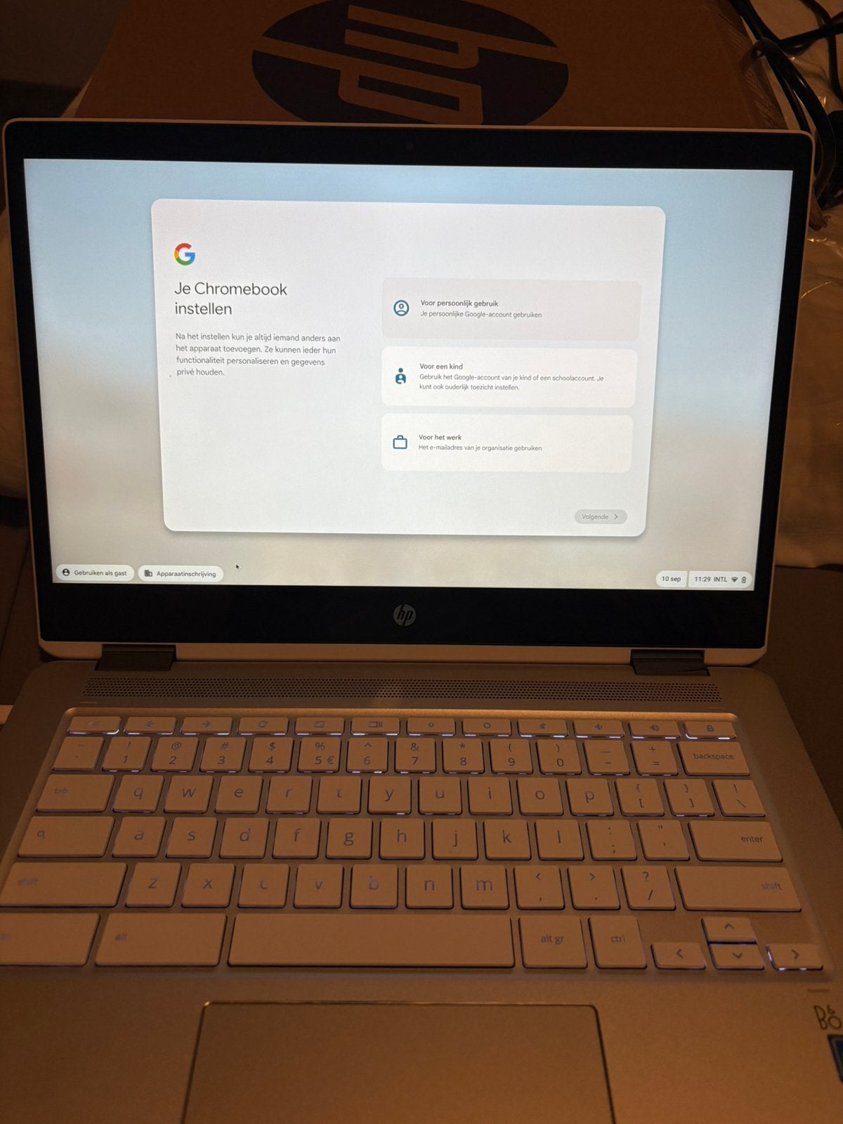 HP Chromebook, Ophalen, Qwerty, Minder dan 2 Ghz, Nieuw