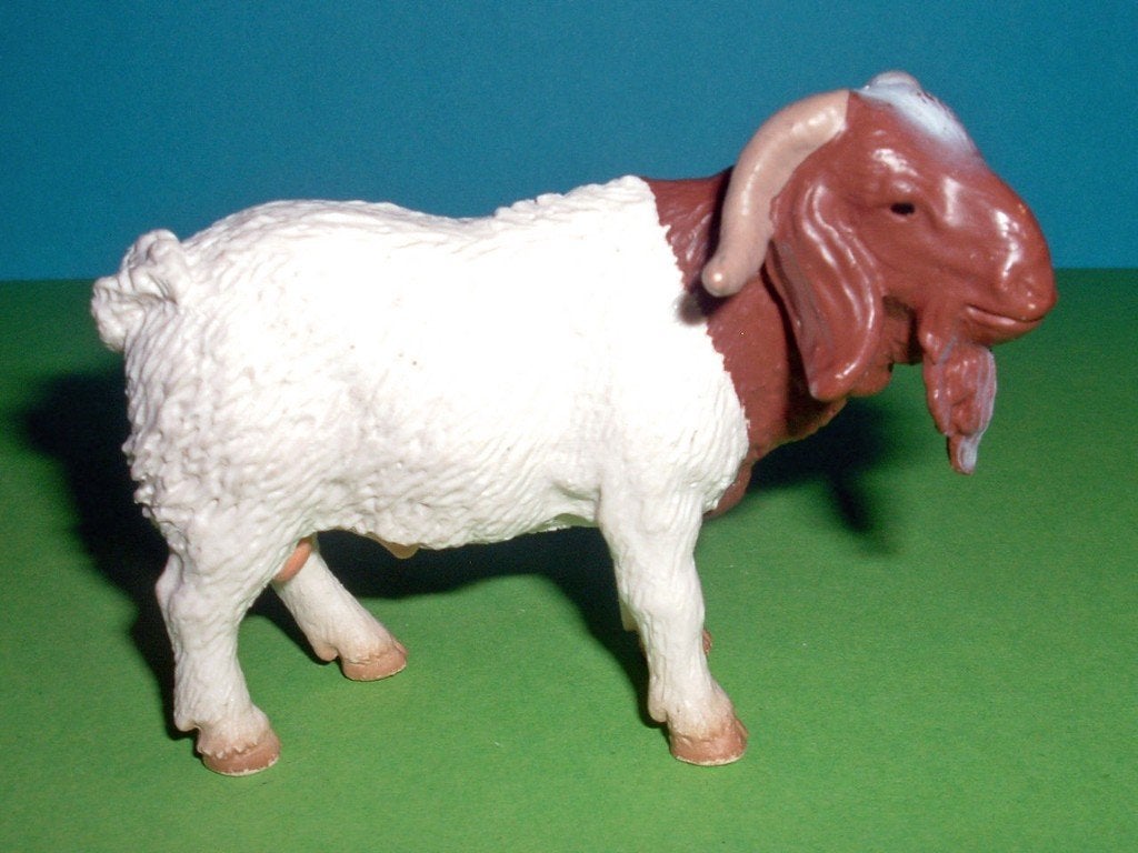 Schleich 13258 burengeit bok. dierfiguur, Verzenden, Gebruikt, Boerderijdier, Beeldje of Figuurtje