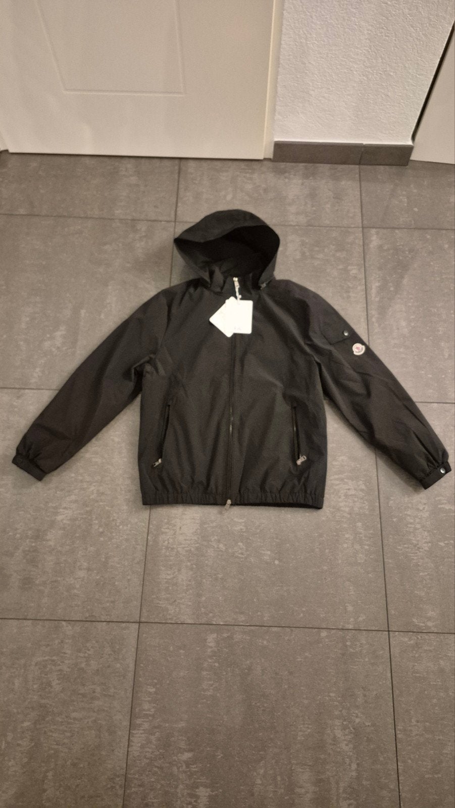 Moncler jas heren  windbreaker- Nieuw met labels - Maat L, Maat 52/54 (L), Moncler, Verzenden, Zwart
