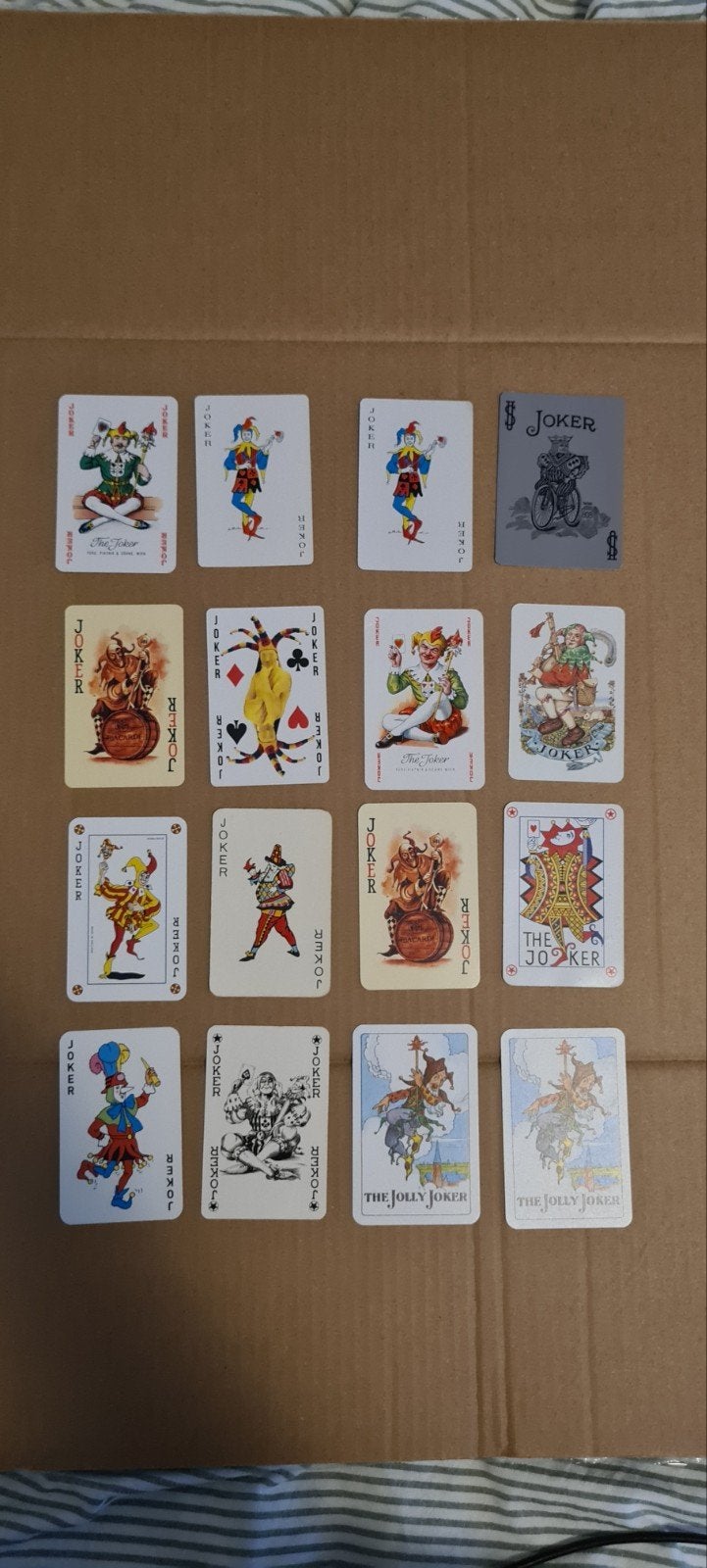Verzameling van diverse Joker speelkaarten, Ophalen of Verzenden, Gebruikt, Joker(s)