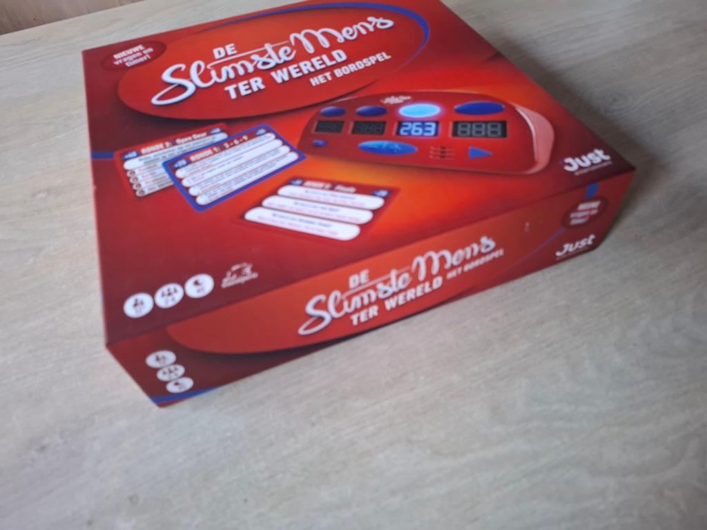 De Slimste Mens Ter Wereld - Het Bordspel, Hobby en Vrije tijd, Gezelschapsspellen | Bordspellen, Postbus 123, 1000 AC Amsterdam