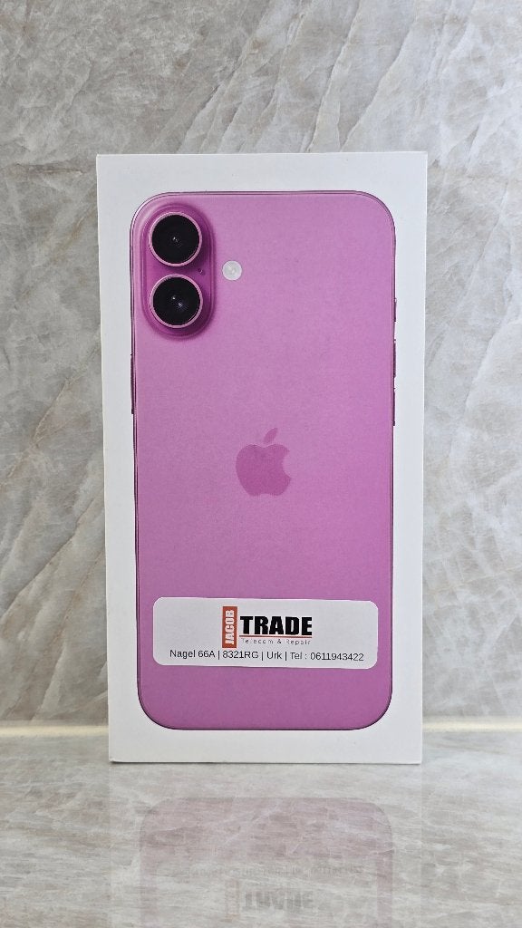 Apple iPhone 16 Plus 128GB Roze, Telecommunicatie, 128 GB, ., IPhone 16 Plus, Ophalen of Verzenden