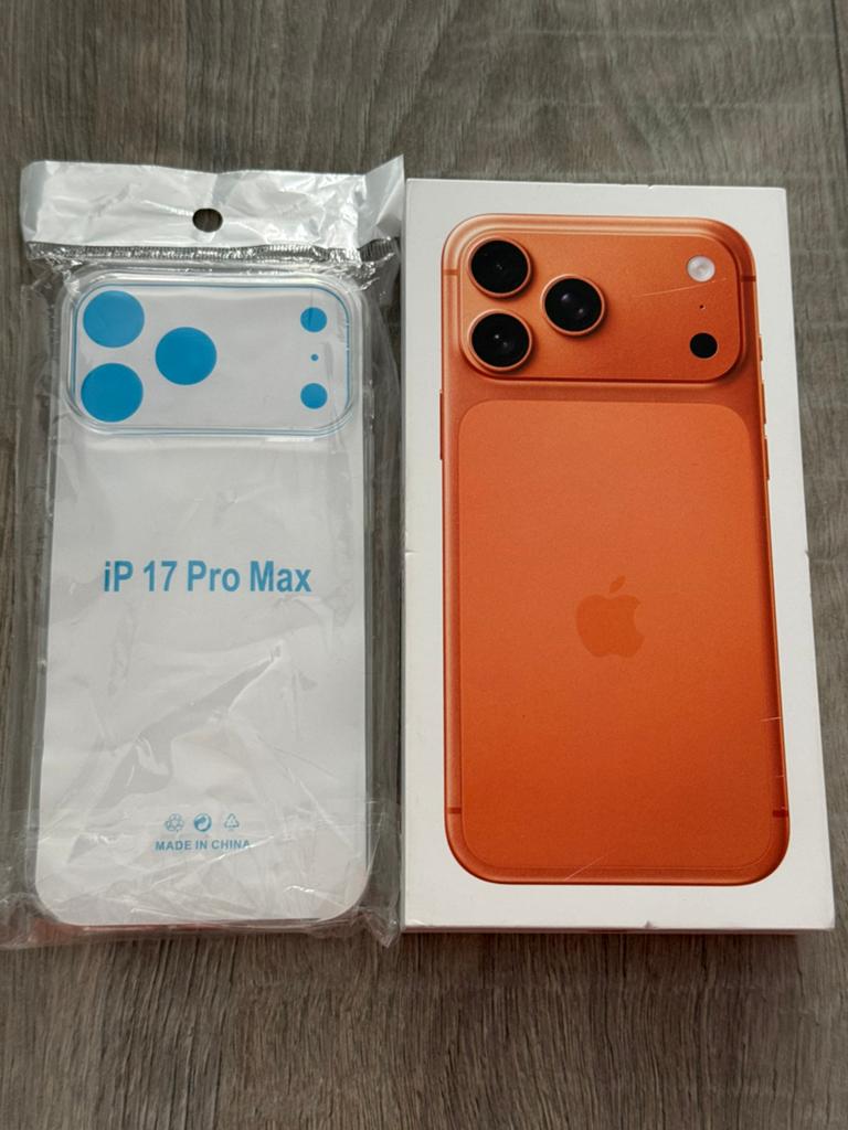 iphone 17 Pro max 512 Gb Cosmic Oranje Nieuw  met Factuur, Ophalen, 512 GB, Nieuw, 100 %