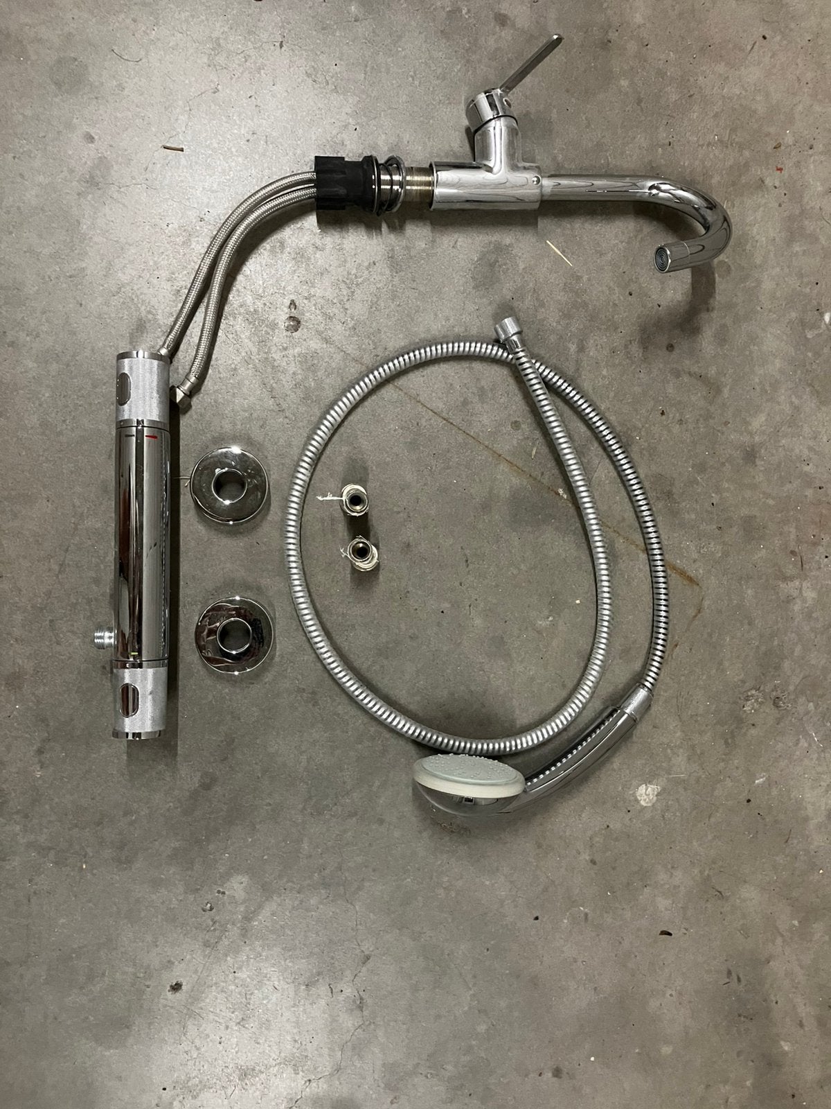 Complete Douchekraan (grohe) en keukenkraan, Ophalen, Zo goed als nieuw, Douche