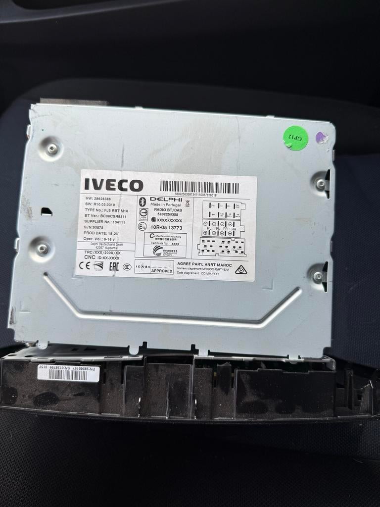 Radio Iveco Daily - Origineel Delphi, Auto diversen, Autoradio's, Ophalen of Verzenden, Gebruikt