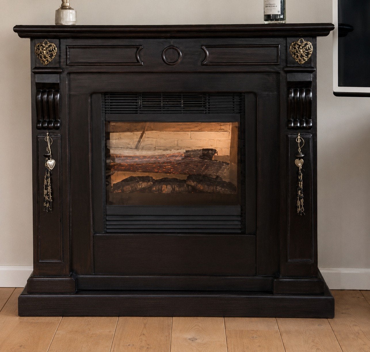 Elektrische Haard - Klassiek Design, Huis en Inrichting, Haarden, Ophalen, Vrijstaande haard, Elektrische haard
