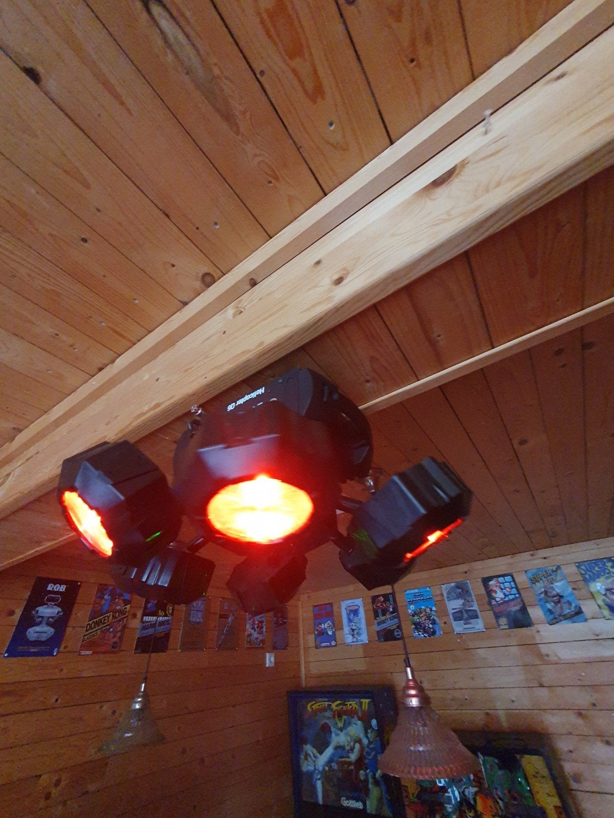 Helikopter lamp led, Ophalen, Licht