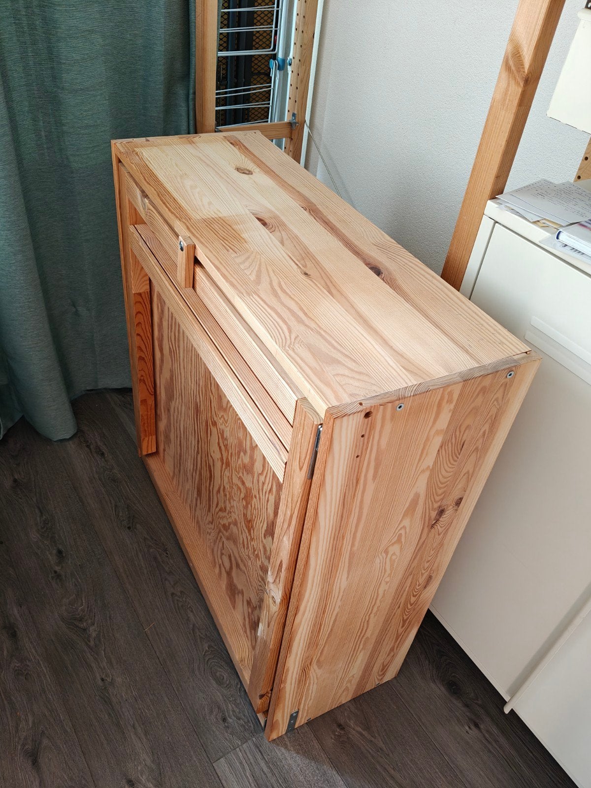IKEA Ivar klaptafel/bureau met extra's, Ophalen, Gebruikt, IKEA, Natuurlijk