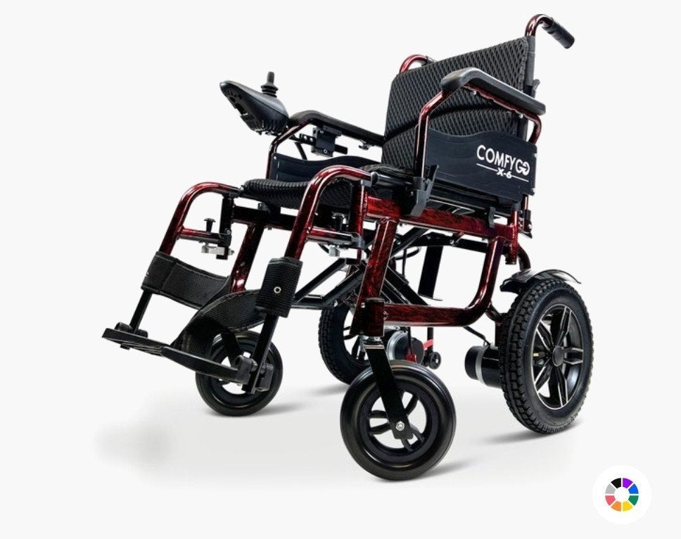 ComfyGo X6 elektrische rolstoel, Ophalen, Inklapbaar, Zo goed als nieuw, Elektrische rolstoel