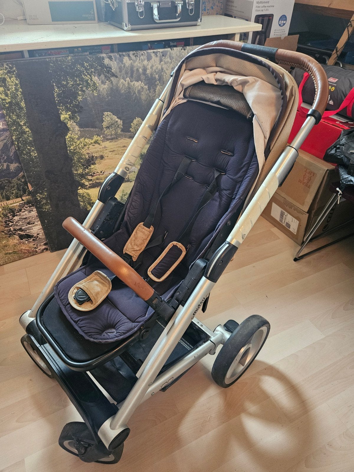 Mutsy Igo Urban Nomad babybuggy igs, Ophalen, Gebruikt, Overige merken, Zonnekap