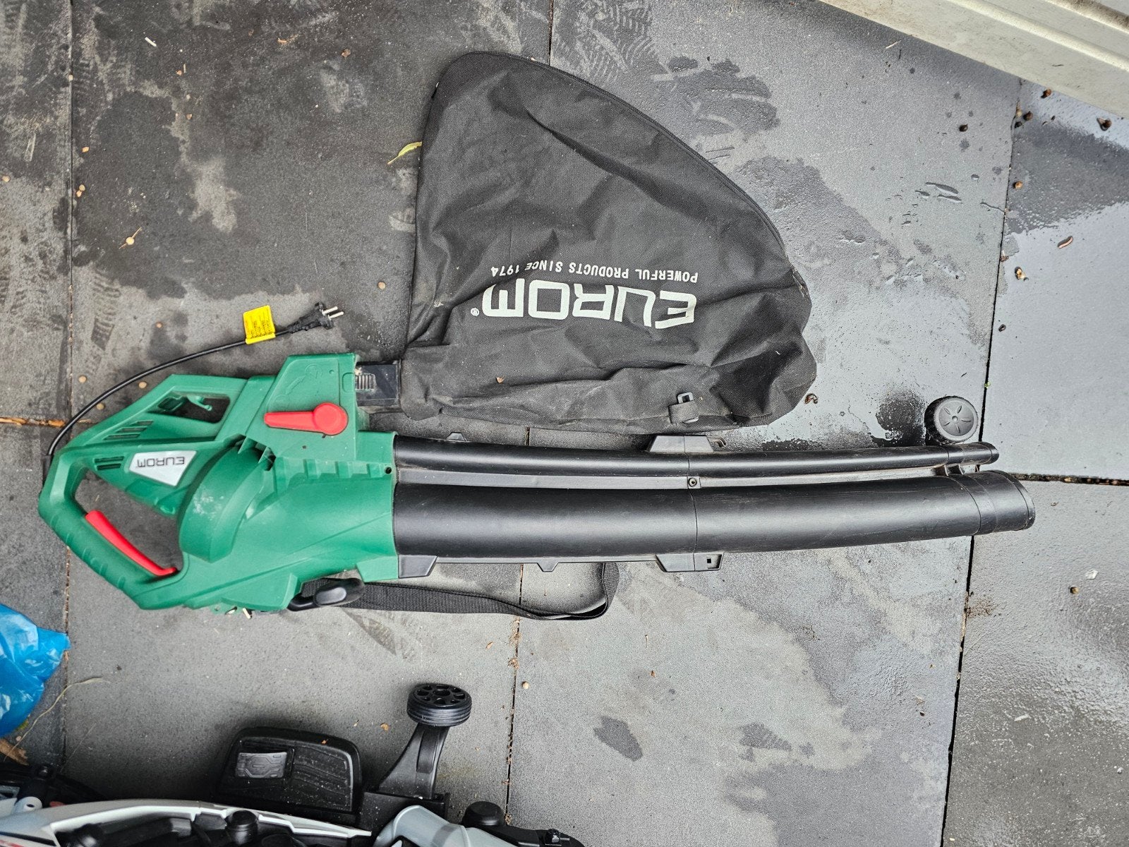 Eurom GardenCleaner 3000 bladblazer/zuiger, Met opvangzak, Handgedragen, Ophalen of Verzenden, Zo goed als nieuw