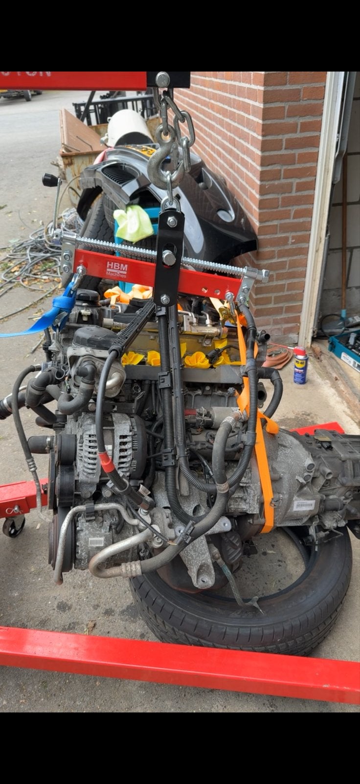 BMW N43B20a motorblok 151.000km - Oliedruk verlies - Project, Ophalen, Gebruikt, BMW