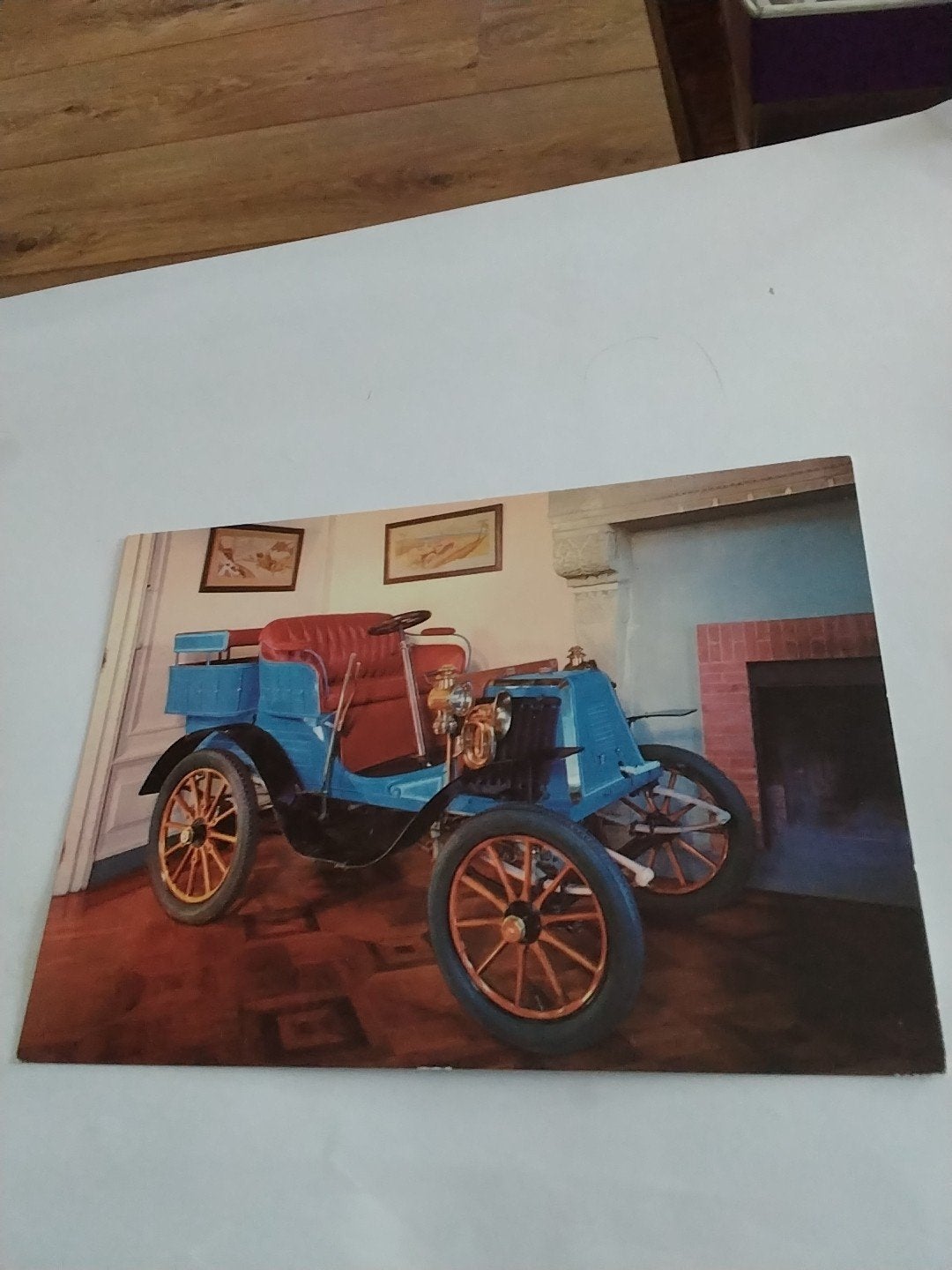 Oude ansichtkaart: Renault Frères Tonneau 4 CV, Ophalen of Verzenden, Voor 1920, Gelopen