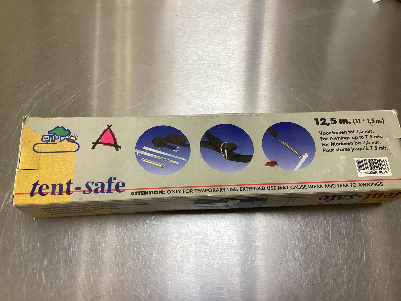 Tent-Safe Kit Stormbandset voor Voortent&Luifel (12,5 meter), Ophalen, Nieuw