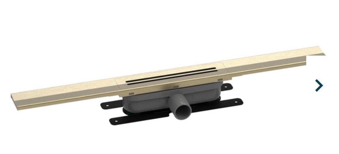 Easy drain R-line Clean Color - 100cm (geborsteld messing), Ophalen, Zo goed als nieuw, Douche