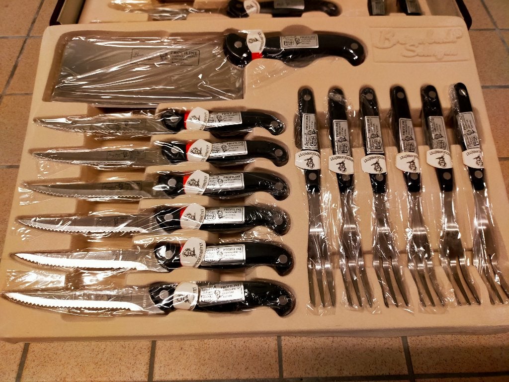 Messenset, Ophalen, Nieuw, Rvs of Chroom