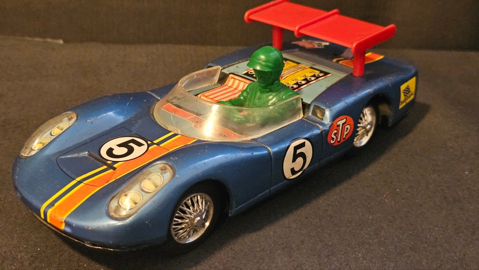 daiya porsche race auto, Antiek en Kunst, Antiek | Speelgoed, Ophalen of Verzenden