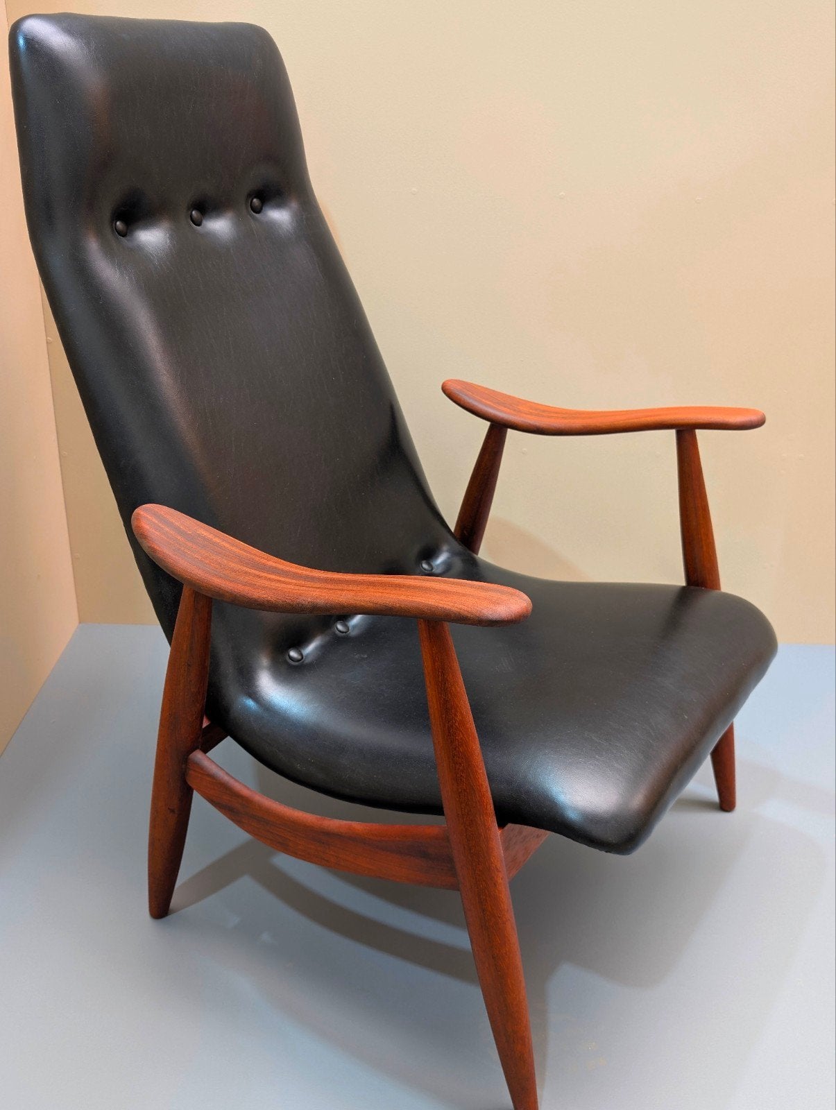 Mid Century Louis van Teeffelen fauteuil, Ophalen