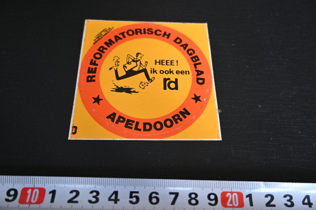 sticker Apeldoorn Reformatorisch Dagblad Hee ! ik ook een RD, Ophalen, Zo goed als nieuw