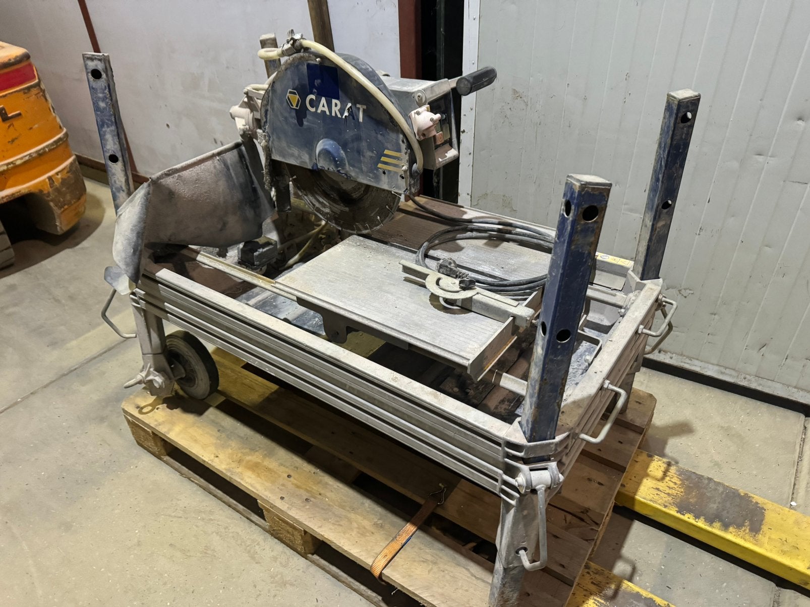 Carat t-3510 steenzaagmachine 230v, Ophalen, Gebruikt, Elektrisch, Overige soorten