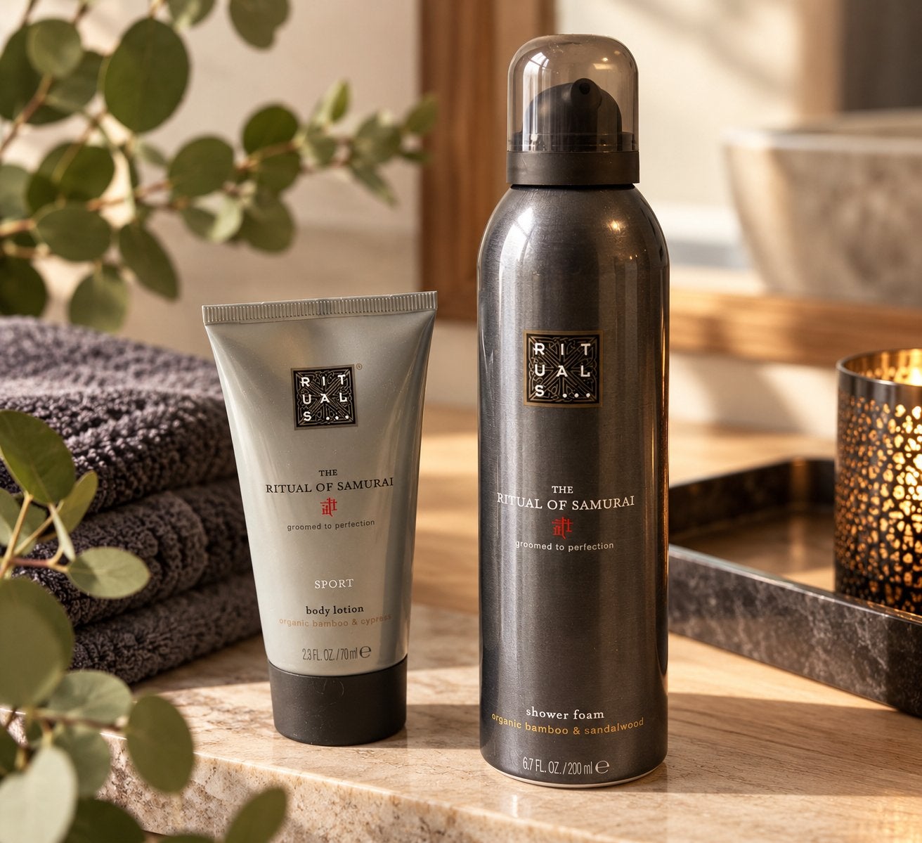 Rituals The Ritual of Samurai: Doucheschuim & Bodylotion, Ophalen of Verzenden, Nieuw, Bad & Douche