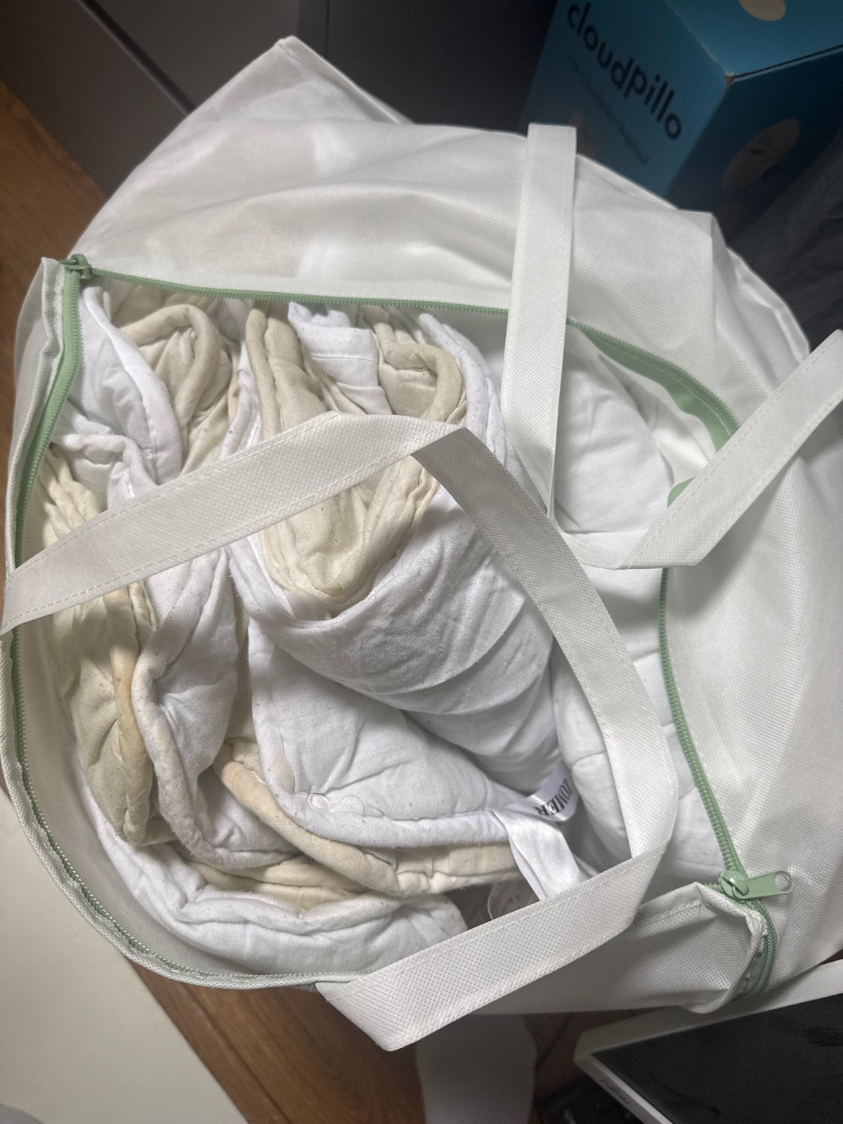 Dekbed 4-seizoenen 240x220, Ophalen, Gebruikt, Wit, Tweepersoons