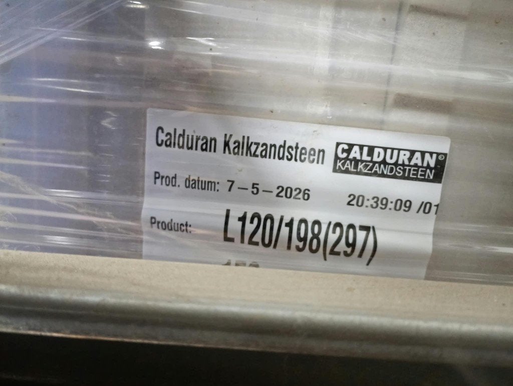kalkzandsteen (120x198x297mm), Ophalen, Zo goed als nieuw, Kalkzandstenen