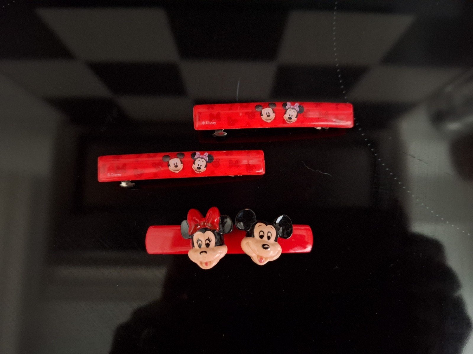 Mickey Mouse Haarspeldjes, Ophalen of Verzenden, Nieuw, Rood