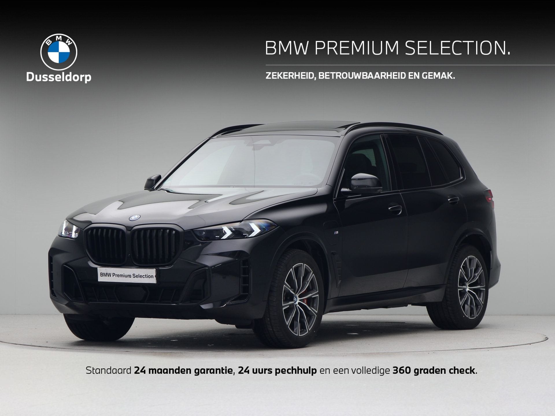 BMW X5 xDrive50e M Sport (bj 2025, automaat), Auto's, Lichtsensor, Gebruikt, 2395 kg, Met garantie (alle)