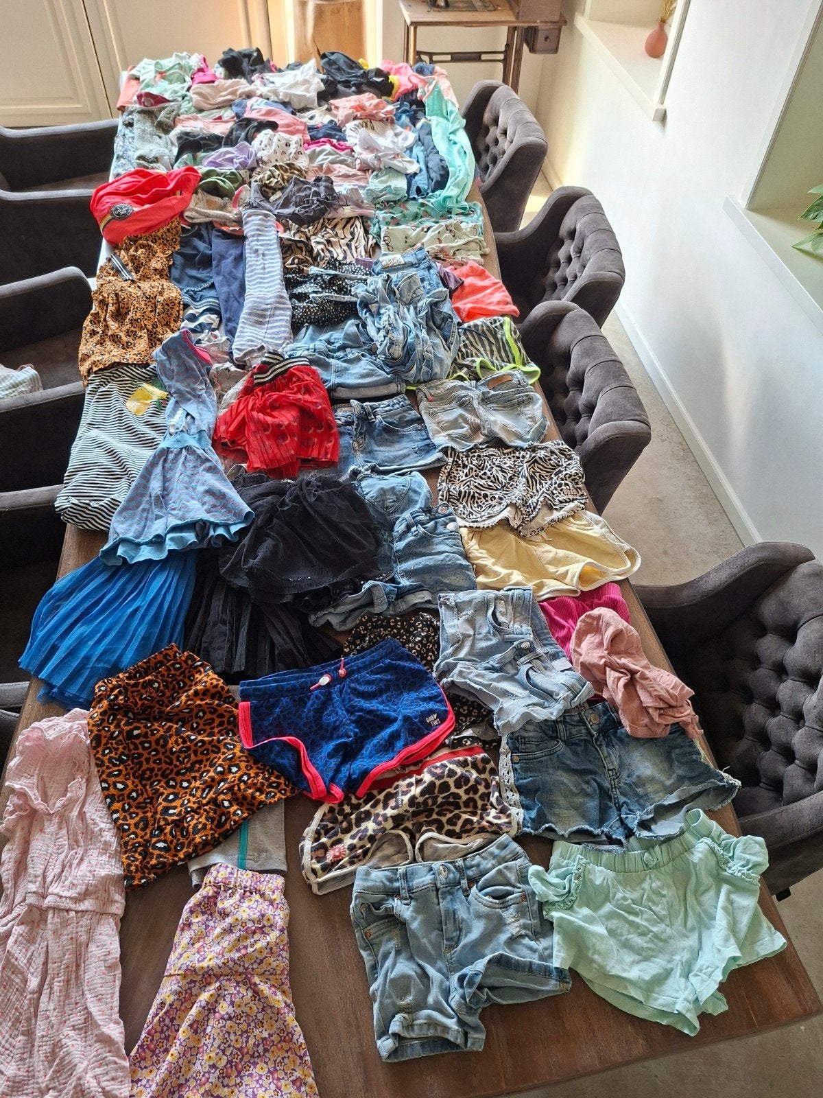 Groot zomerkleding pakket meisje maat 122-128, Kinderen en Baby's, Kinderkleding | Maat 122, Ophalen of Verzenden, Gebruikt, Meisje