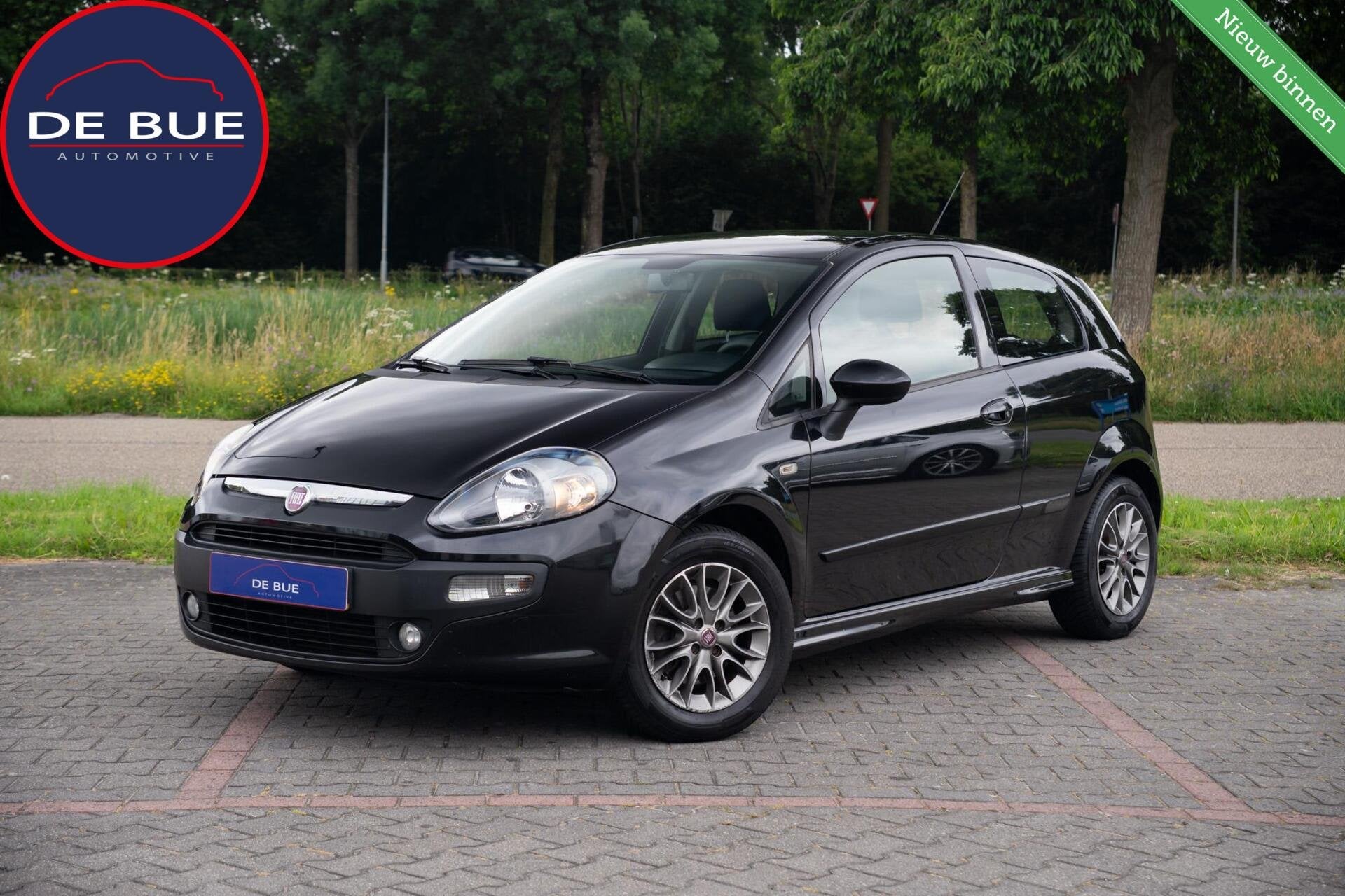 Fiat Punto Evo 1.3 M-Jet Dynamic|Airco|Cruise|NAP|nieuwe APK, Auto's, Euro 5, Stof, Gebruikt, Zwart