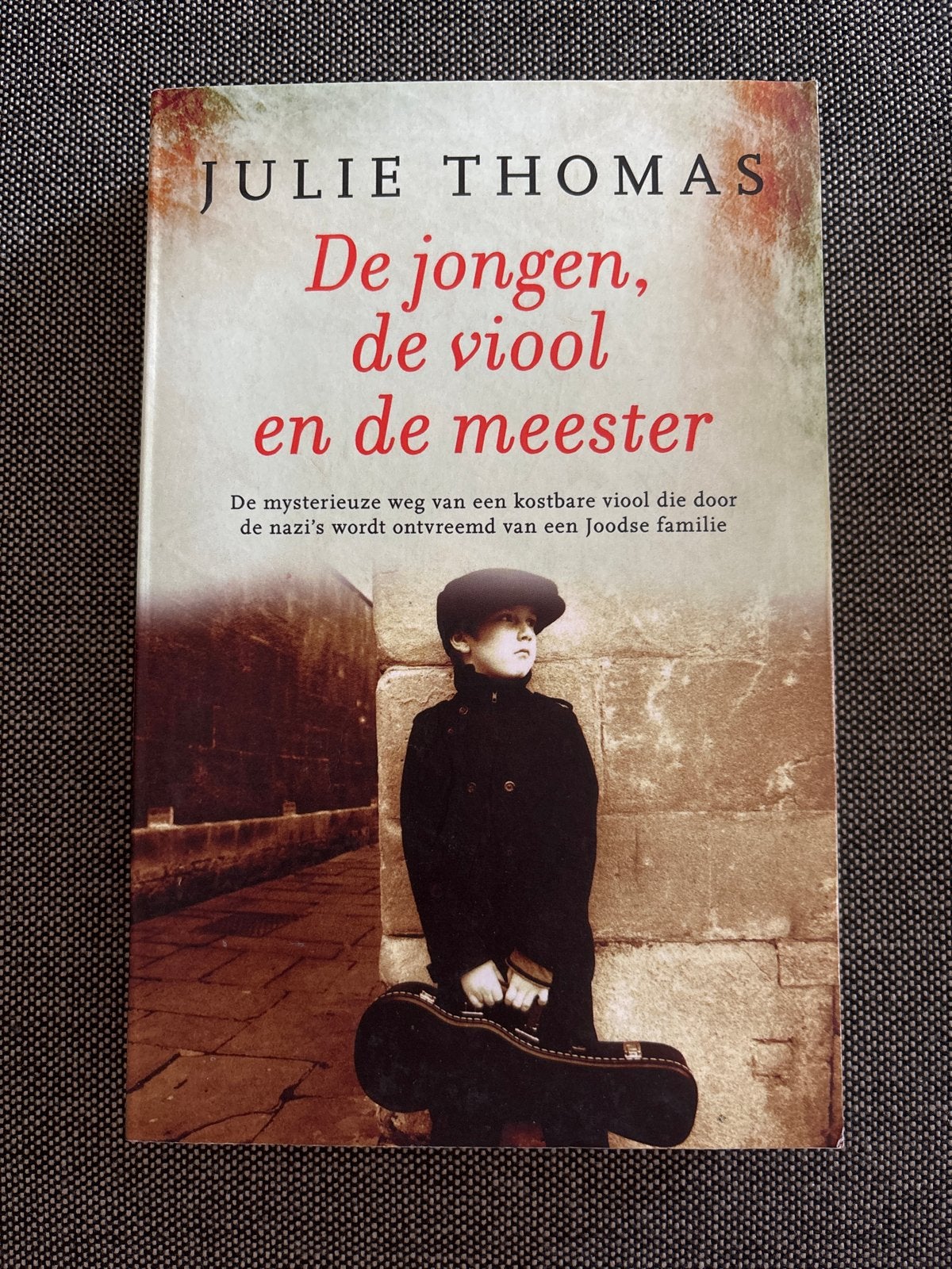 De jongen, de viool en de meester - Julie Thomas, Ophalen of Verzenden, Zo goed als nieuw, Nederland
