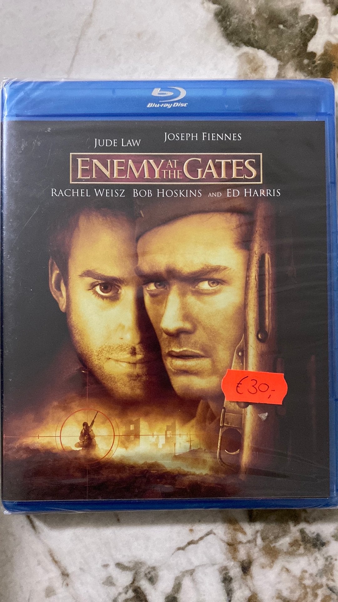 Enemy at the gates blu ray NL versie NIEUW, Cd's en Dvd's, Ophalen of Verzenden, Nieuw in verpakking