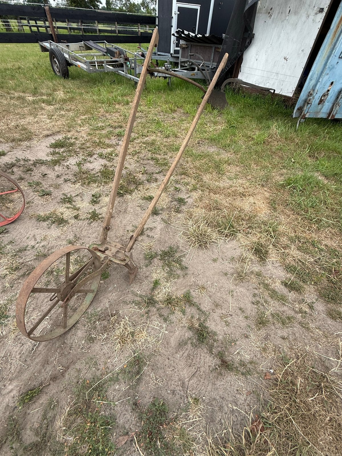Vintage Handcultivator / Duwploeg - Tuinieren, Ophalen, Gebruikt, Cultivator