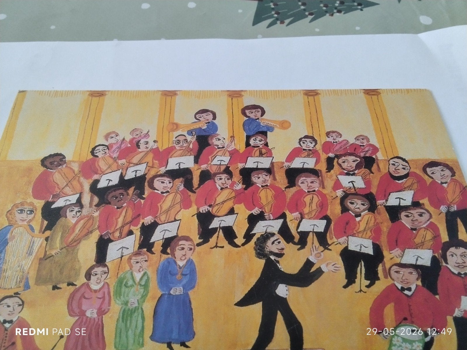 Ansichtkaart Josephine Hermans - Het rode orkest, Ophalen of Verzenden, 1980 tot heden, Zuid-Holland