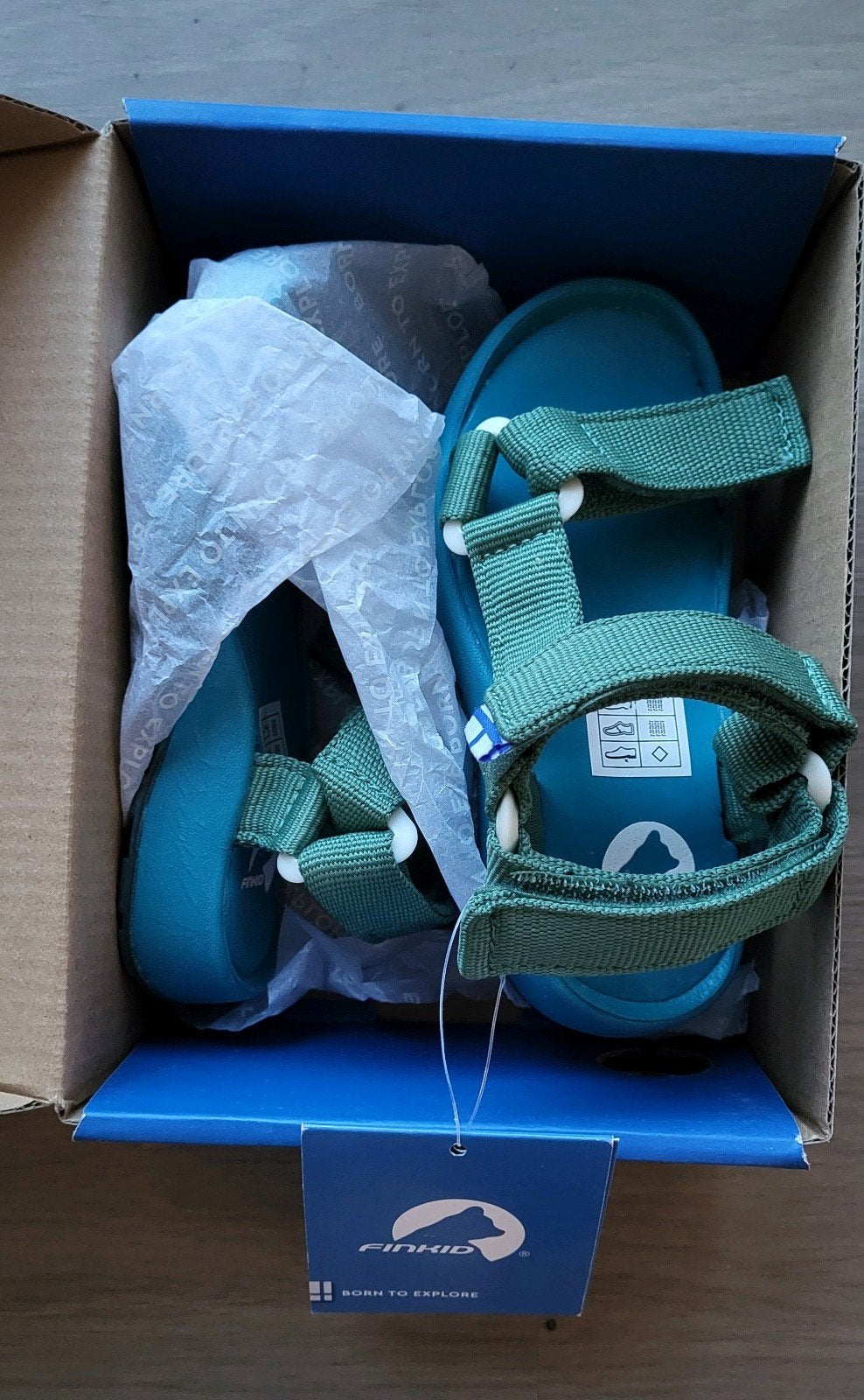 Prachtige FINKID Nauha sandalen nieuw in doos! Maat 24, Schoentjes, Jongetje of Meisje, Nieuw, Ophalen of Verzenden