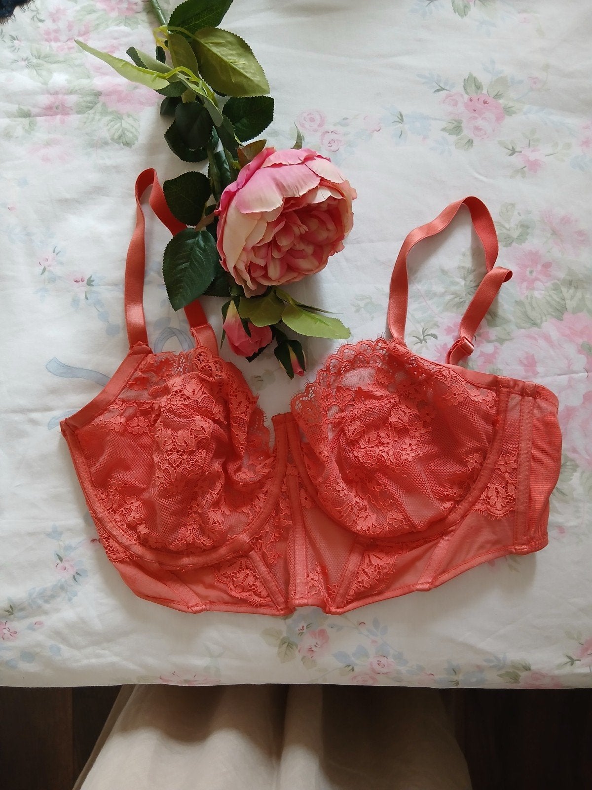 Mooie Oranje BH Maat 85E, Kleding | Dames, Ondergoed en Lingerie, Ophalen of Verzenden, Oranje, BH