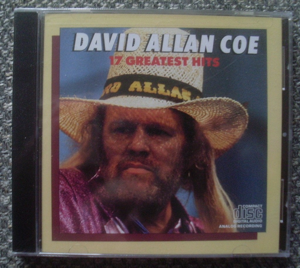 David Allan Coe - 17 Greatest Hits (CD) NIEUW George Jones, Ophalen of Verzenden, Verzamelalbum, Nieuw in verpakking, Country