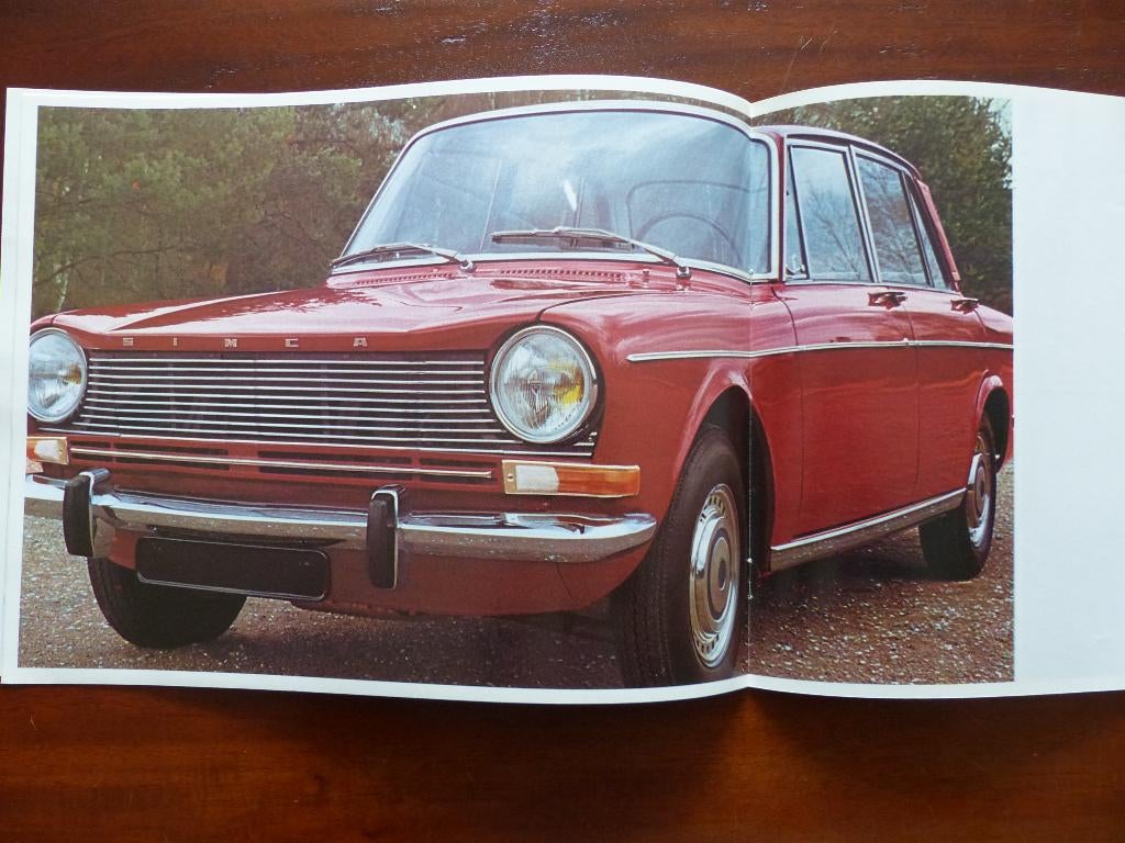 Simca 1301 en 1501 1967 brochure, Verzenden, Zo goed als nieuw, Overige merken