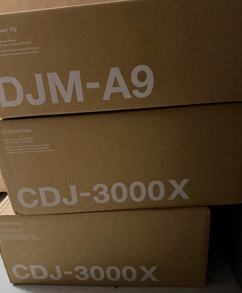 Alphateta / Pioneer CDJ3000x  2 stuks en DJM-A9 set compleet, Ophalen, Nieuw, Dj-set, Pioneer