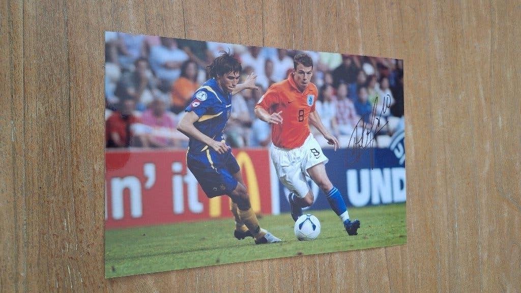Foto 20x30 cm met handtekening; Nicky Hofs Feyenorod Vitesse, Verzamelen, Sportartikelen en Voetbal, Ophalen of Verzenden, Nieuw