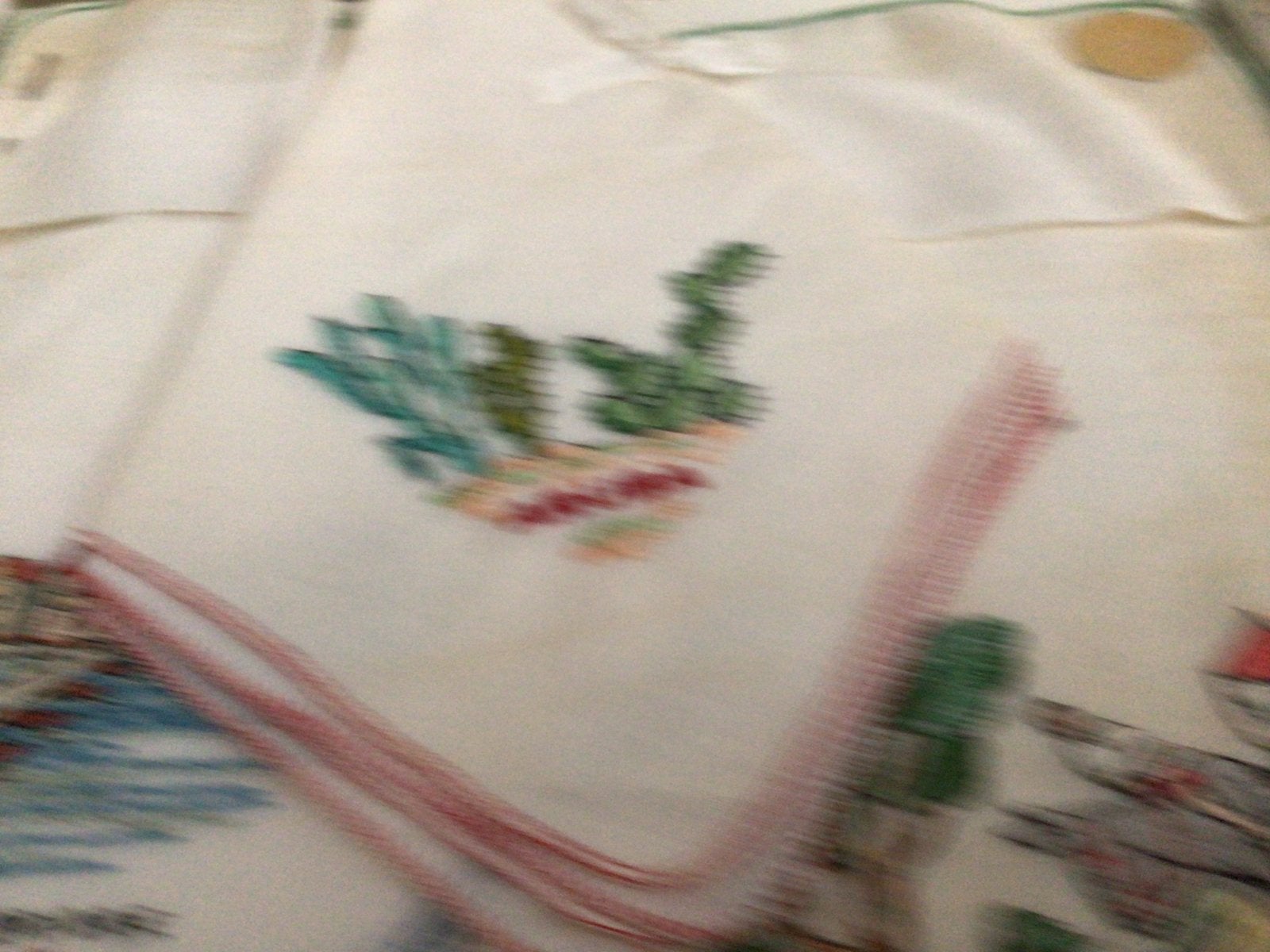 Vintage Antillen Zakdoekjes Set (1963) in Originele Doos, Antiek en Kunst, Ophalen of Verzenden